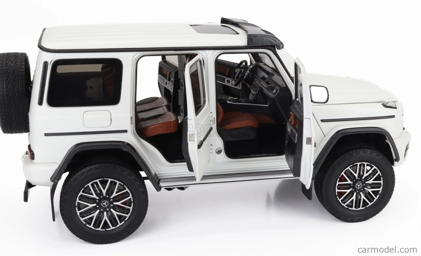 Nzg Mercedes benz G-class G63 4x4 Amg 2023 1:18 Opalith White