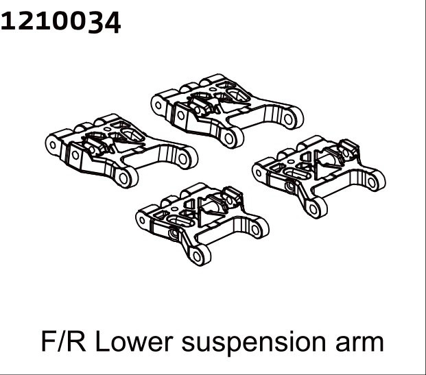 1210034 - Lower Suspension Arm Set F/R
