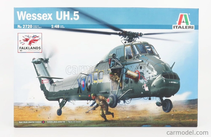 Italeri Westland aircraft Wessex Uh.5 Helicopter Military 1982 1:48 /