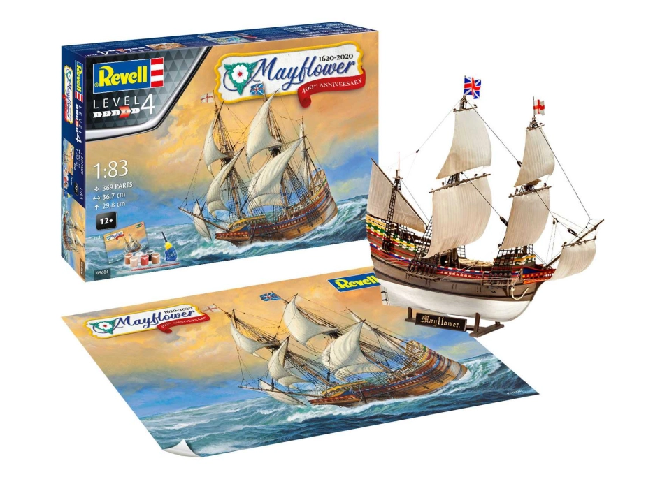 Revell Mayflower 400th Anniversary (1:83) (giftset)