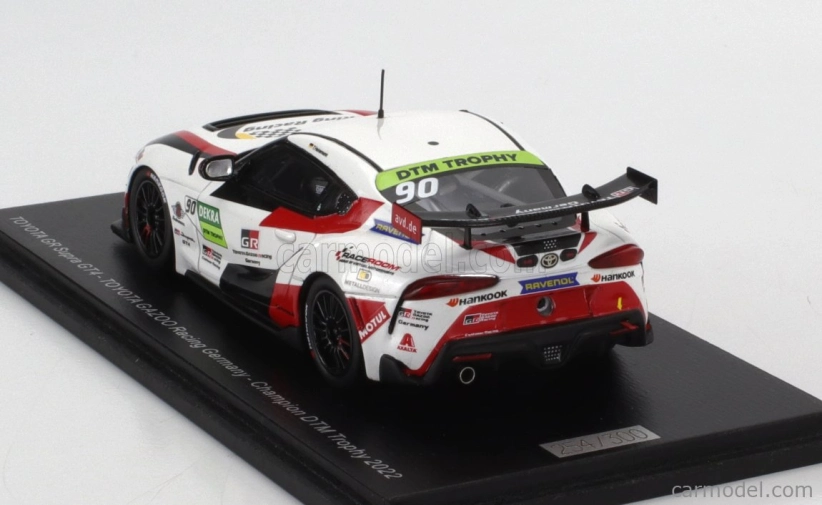 Spark-model Toyota Supra Gr Gt4 Team Toyota Gazoo Racing N 90 Europe Champion Dtm Trophy 2022 Tim Heinemann 1:43 Bílá Červená Černá