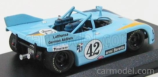 Najlepší model Porsche 908/3 N 42 Watkins Glen 1972 Joest - Casoni 1:43 Light Blue Yellow