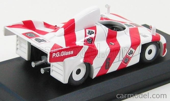 Najlepší model Porsche 908/4 N 6 9h Kyalami 1982 De Cadenet - Pianta 1:43 Biela červená