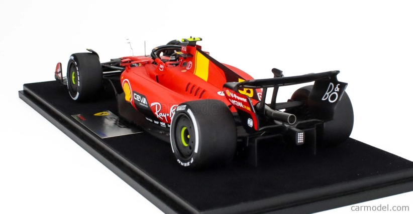 Looksmart Ferrari F1  Sf-23 Team Scuderia Ferrari N 55 Monza Italy Gp 2023 Carlos Sainz 1:18 Červená Černá
