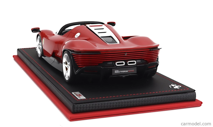 Mr-models Ferrari Daytona Sp3 2022 - Con Vetrina - With Showcase 1:18 Rosso Corsa - Červená