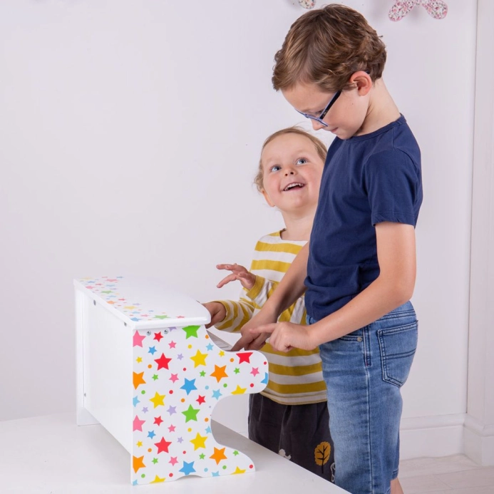 Bigjigs Toys Drevené klavírne hviezdy