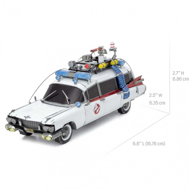 Oceľová stavebnica Ecto-1 Ghostbusters
