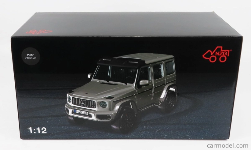Nzg Mercedes benz G-class 4x4² 2022 1:12 Platina Stříbro Met