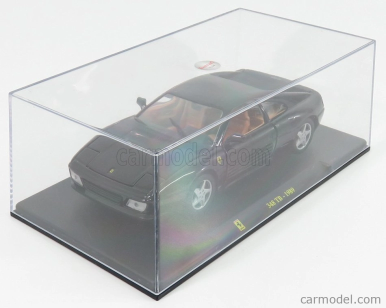 Edicola Ferrari 348tb 1989 - Con Vetrina - With Showcase 1:24 Black