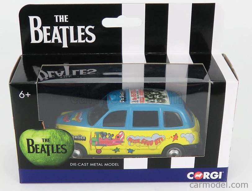 Corgi Austin London Taxi Lti Tx4 2014 - The Beatles 1:36 Žlutá Světle Modrá