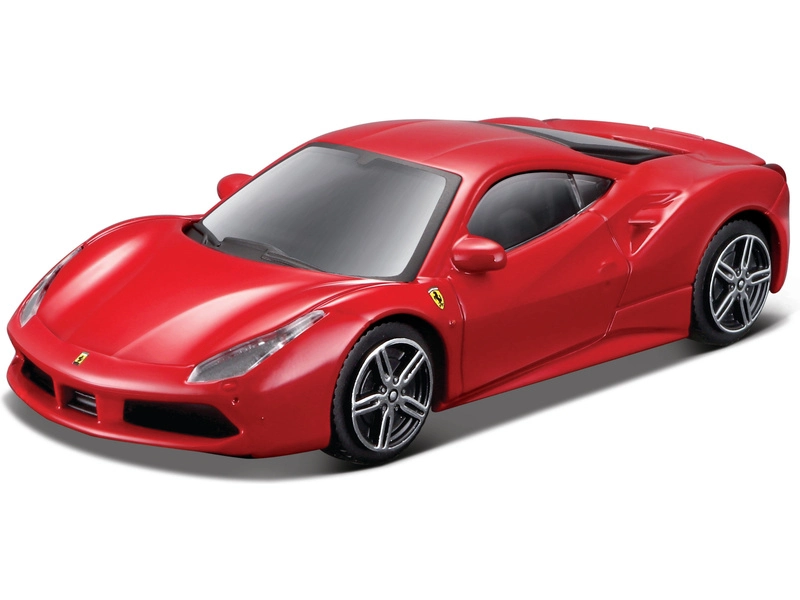 Bburago Ferrari 488 GTB 1:43 červená