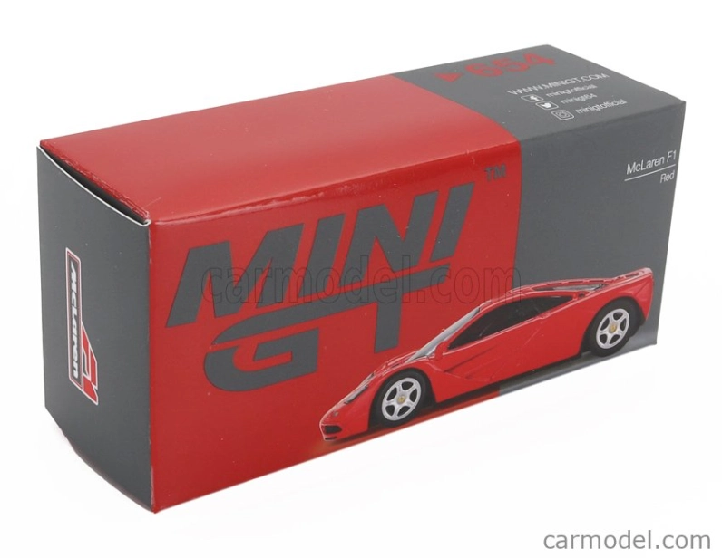 Mini-gt Mclaren F-1 Road Car 1993 1:64 Red