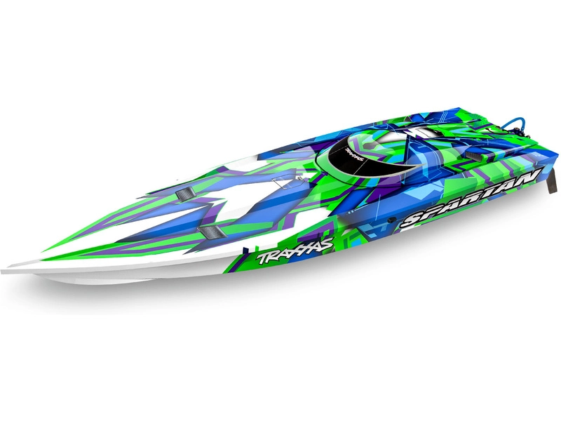 RC loď Traxxas Spartan TQi RTR, červená