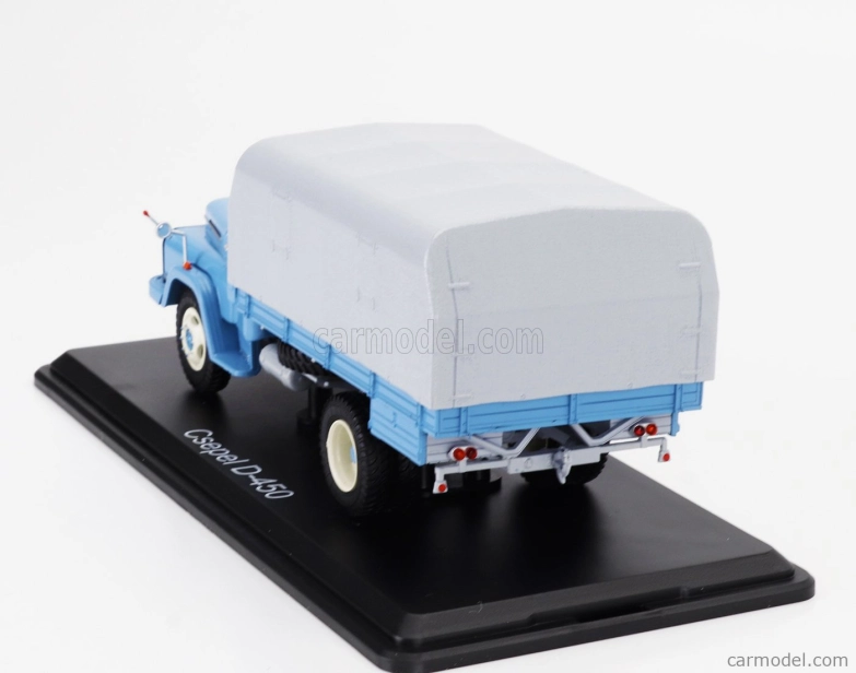 Premium classixxs Csepel D445 Truck Telonato 2-assi 1963 1:43 Light Blue Grey