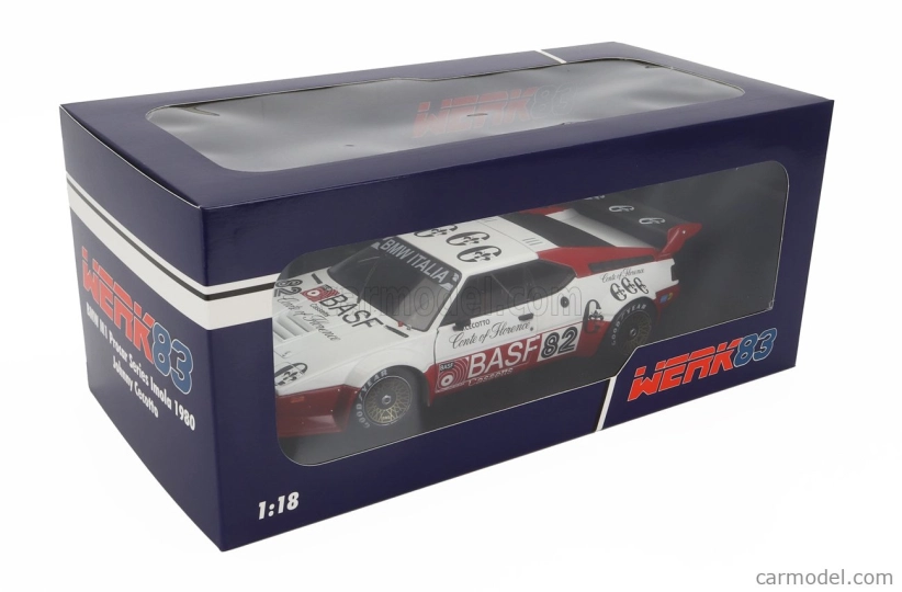 Werk83 BMW M1 Procar N 82 Procar Series 1980 Johnny Cecotto 1:18 červená biela