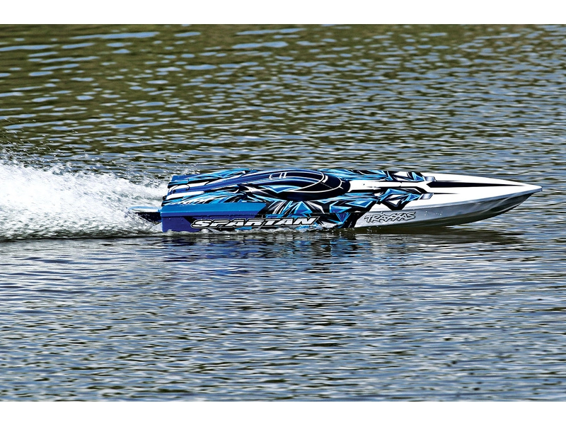 RC loď Traxxas Spartan TQi RTR, ružová