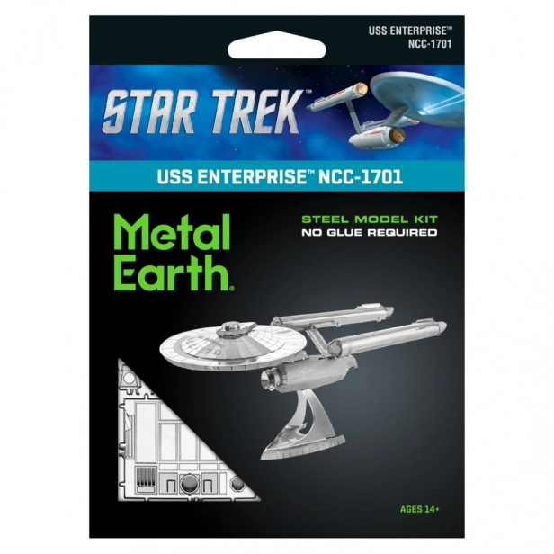 Oceľová stavebnica Star Trek NCC-1701