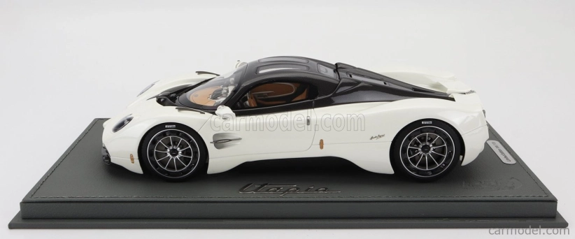 Bbr-models Pagani Utopia 2022 - Con Vetrina - With Showcase 1:18 Bianco Perla - Bílá