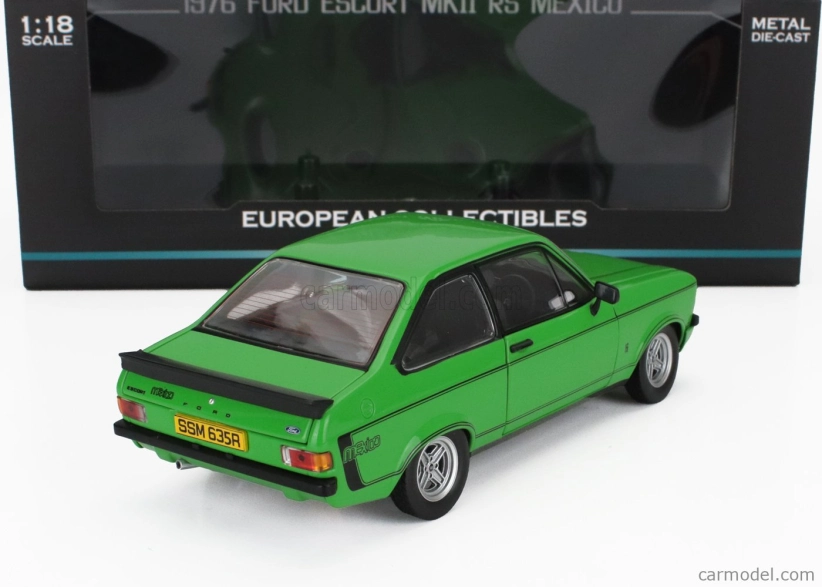 Sun-star Ford england Escort Mkii Rs Mexico Rhd 1976 1:18 Zelená