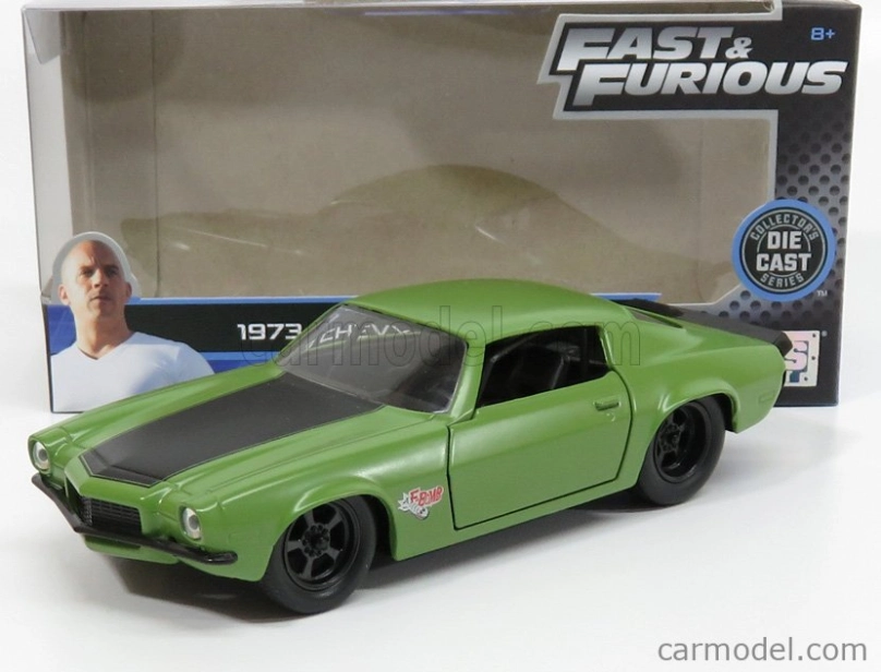 Jada Chevrolet Dom's Camaro Z28 F-bomb 1973 - Fast & Furious Iv (2009) 1:32 Matt Green