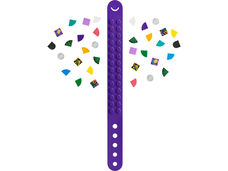 LEGO DOTs - Neónový náramok a ozdoba na tašku