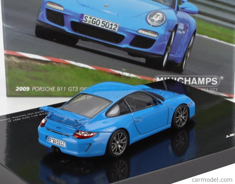 Minichamps Porsche 911 997-2 Gt3 Coupe 2009 1:43 Blue