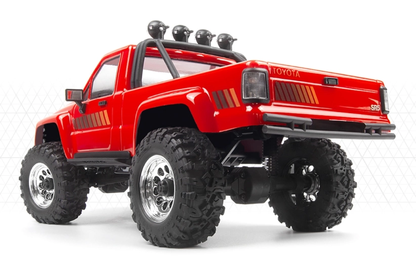 RC auto Venture18 Flux 1985 Toyota Hilux SR5, červená