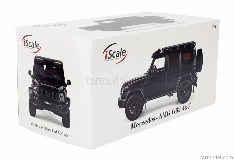 I-scale Mercedes benz G-class G63 Amg V8 Biturbo 4x4 (w463) 2022 1:18 Black Met