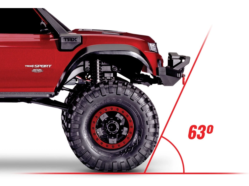 RC auto Traxxas TRX-4 Sport High Trail Edition 1:10 RTR, sivé