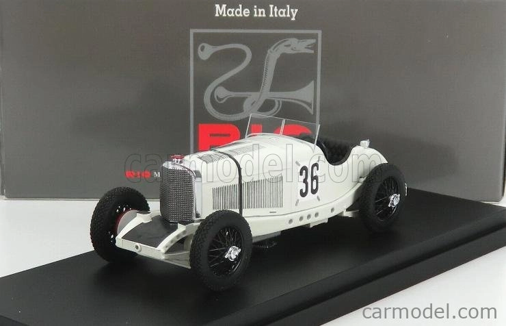 Rio-models Mercedes benz Sskl N 36 3rd Avus Gp 1931 Manfred Georg Rudolf Von Brauchitsch 1:43 Bílá