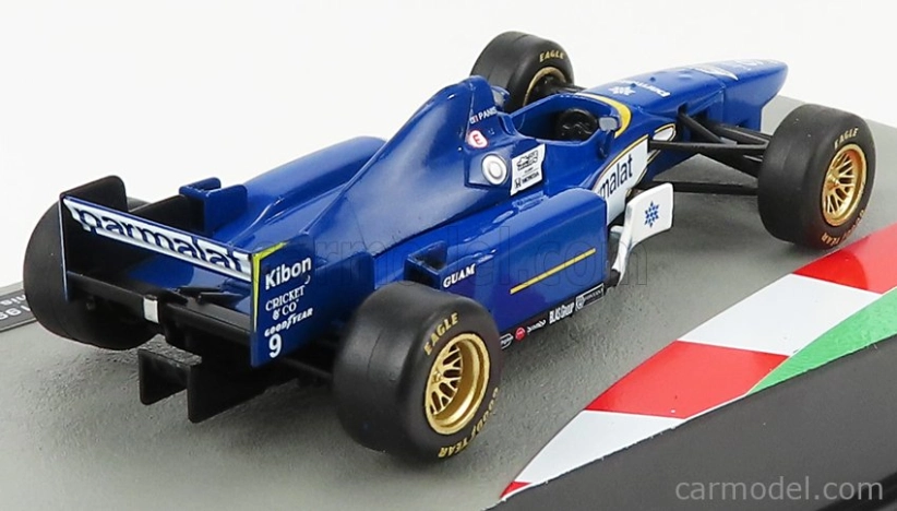 Edicola Ligier F1 Js43 N 9 Sezóna 1996 Olivier Panis 1:43 Modrá biela