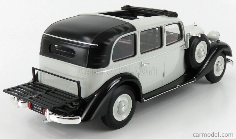 Triple9 Mercedes benz 260d Pullman Landaulet Open Roof 1936 1:18 Šedá Černá