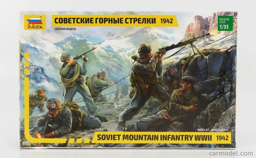 Zvezda Figures Soldati - Soldiers Mountain Military 1942 1:35 /