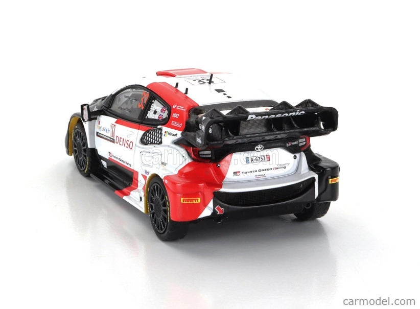 Ixo-models Toyota Yaris Gr Hybrid Rally1 Team Toyota Gazoo Racing Wrt N 33 7th Rally Croatia 2023 Elfyn Evans - Scott Martin 1:43 Biela červená čierna
