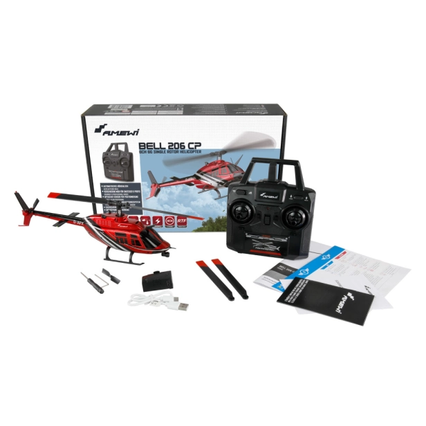 RC vrtuľník Bell 206 CP Jet Ranger 6G RTF
