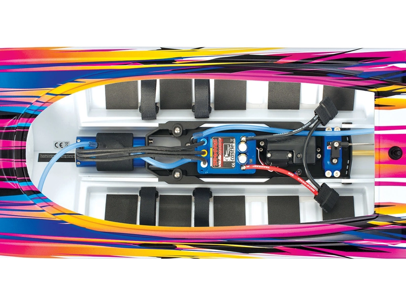 RC loď Traxxas Spartan TQi RTR, červená