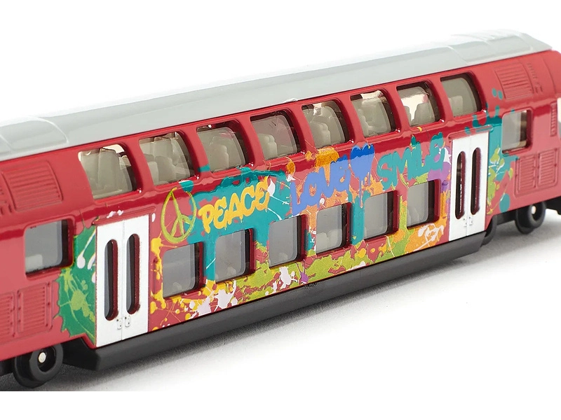 SIKU Super – dvojposchodový vlak 1:87