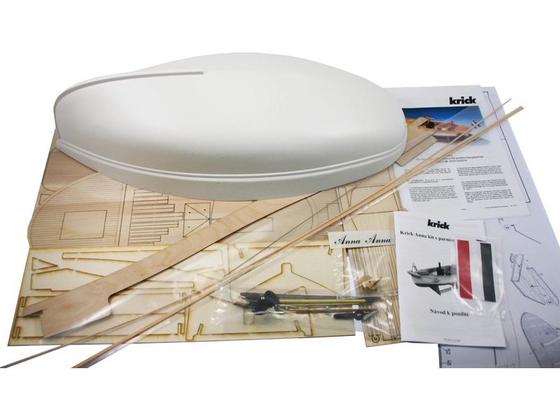 RC stavebnica Krick Anna kit bez parného stroja