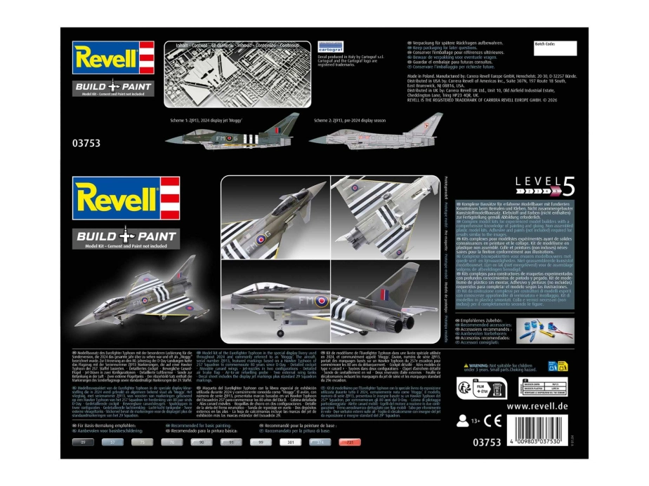 Plastic ModelKit lietadlo 03753 - Eurofighter Typhoon FGR.4 (1:48)