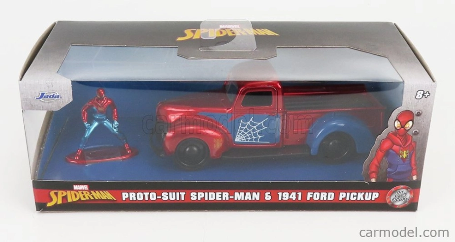 Jada Ford usa Pick-up s figúrkou Spidermana 1941 1:32 Červená modrá
