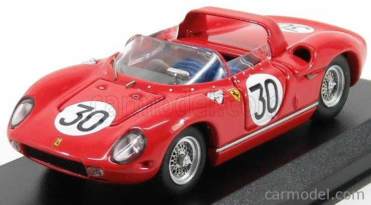 Art-model Ferrari 250p Spider Ch.0810 N 30 Winner 12h Sebring 1963 Surtees - Scarfiotti 1:43 Red