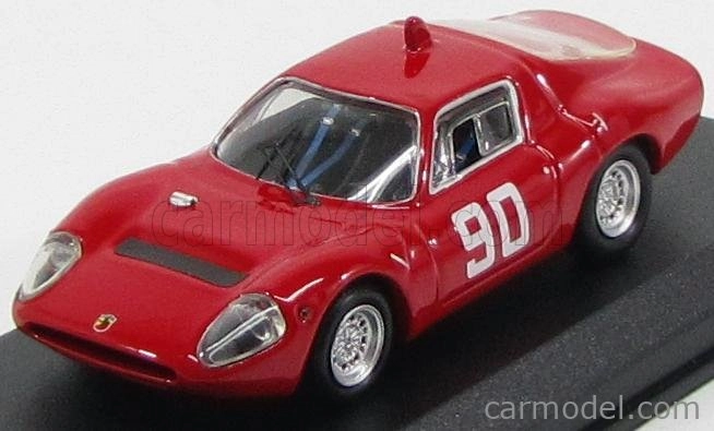 Najlepší model Abarth Ot1300 Mugello N 90 Mugello 1967 Nesti - Hezemans - Furtmayr 1:43 Červená
