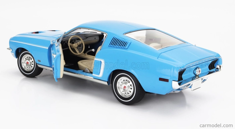Greenlight Ford USA Mustang Fastback Coupe 1968 - Ford Rainbow Of Colors 1:18, modrá