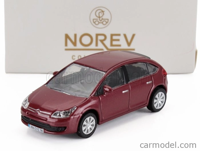 Norev Citroen C4 2004 1:87 Červená