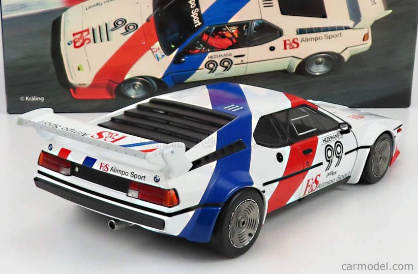 Werk83 BMW M1 Procar Team Bmw Motorsport N 99 Bmw M1 Procar Series 1979 Toine Hezemans 1:18 Biela červená modrá