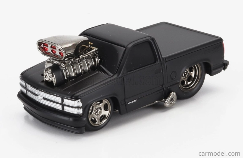 Maisto Chevrolet C-60 Flatbed Car Transporter 1966 With 454 Ss Pick-up Custom 1993 1:64 Black