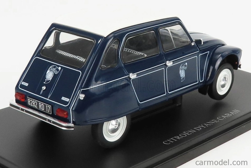 Edicola Citroen Dyane Caban 1977 1:24 modrá biela