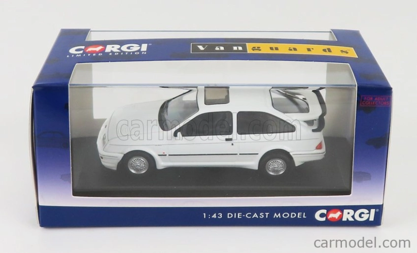 Vanguards Ford england Sierra Rs500 Cosworth Rhd 1986 1:43 Diamond White