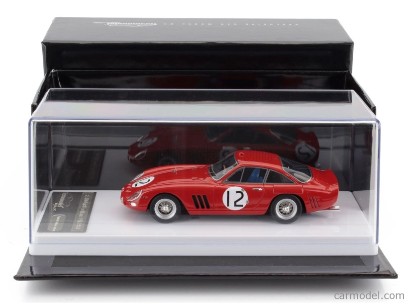 Tecnomodel Ferrari 330 Lmb 4.0l V12 Team Maranello Concessionaires N 12 24h Le Mans 1963 Jack Sears - Mike Salmon 1:43 Red