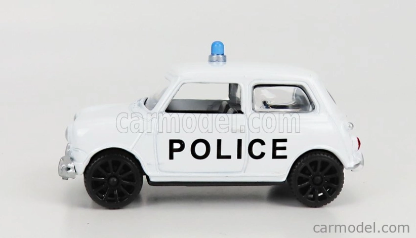Motor-max Mini Cooper Police 1965 1:43 biely